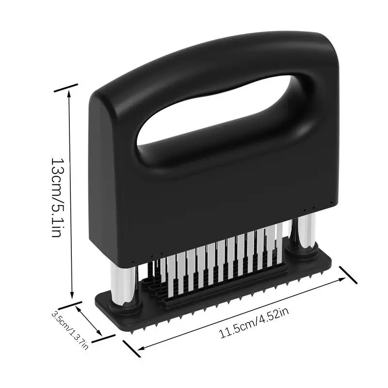 Meat Tenderizer Needle Tartness Loose Meat Needle 48-Pin Kitchen Cooking Tool Stainless Steel Tenderizer For Tenderizing