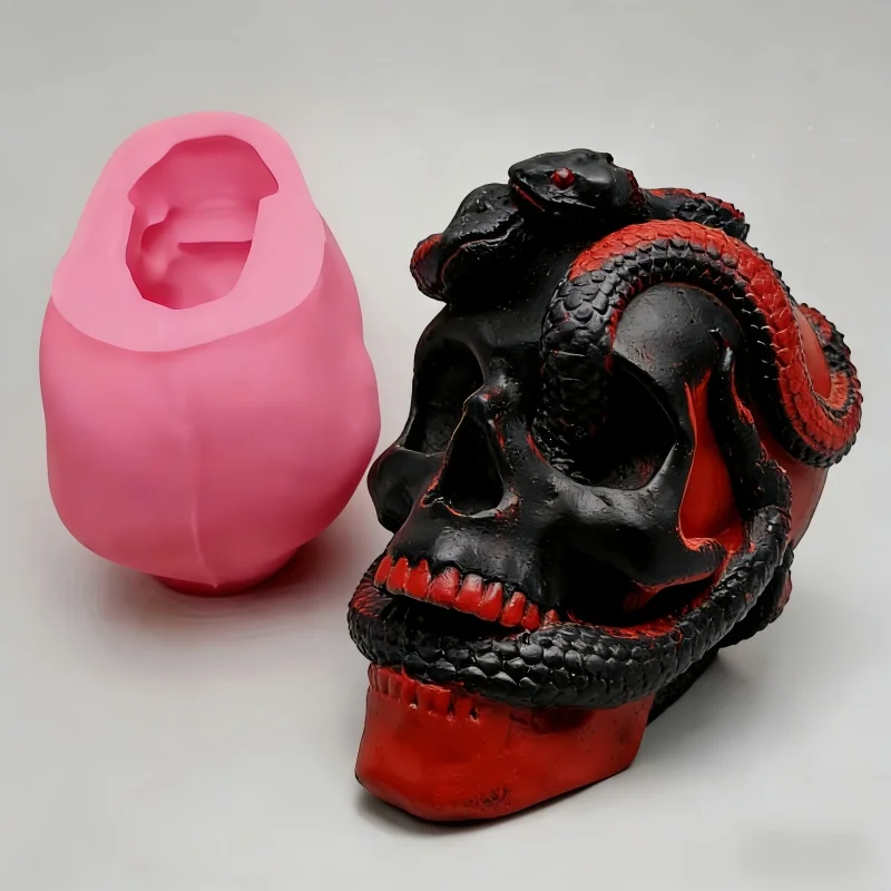 HalloweenSkeletonSnakeSiliconeMoldDIYCandleGypsumCastingMoldCreativeHomeDecorationTool-AliExpress15
