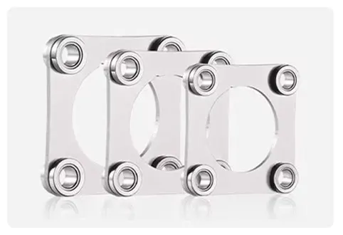 Description Picture 6 of item1pc D44-L50 LK3-C44-W Aluminum Alloy Flange Double Diaphragm Coupling Applicable To Step Servo Motor Sleeve Zero Clearance