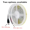 5V USB COB Led Strip Light White/Red/Green/Pink/Ice Blue/Yellow 320 Leds Flexible Ribbon DC Night Lamp TV Backlights Home Decor 4