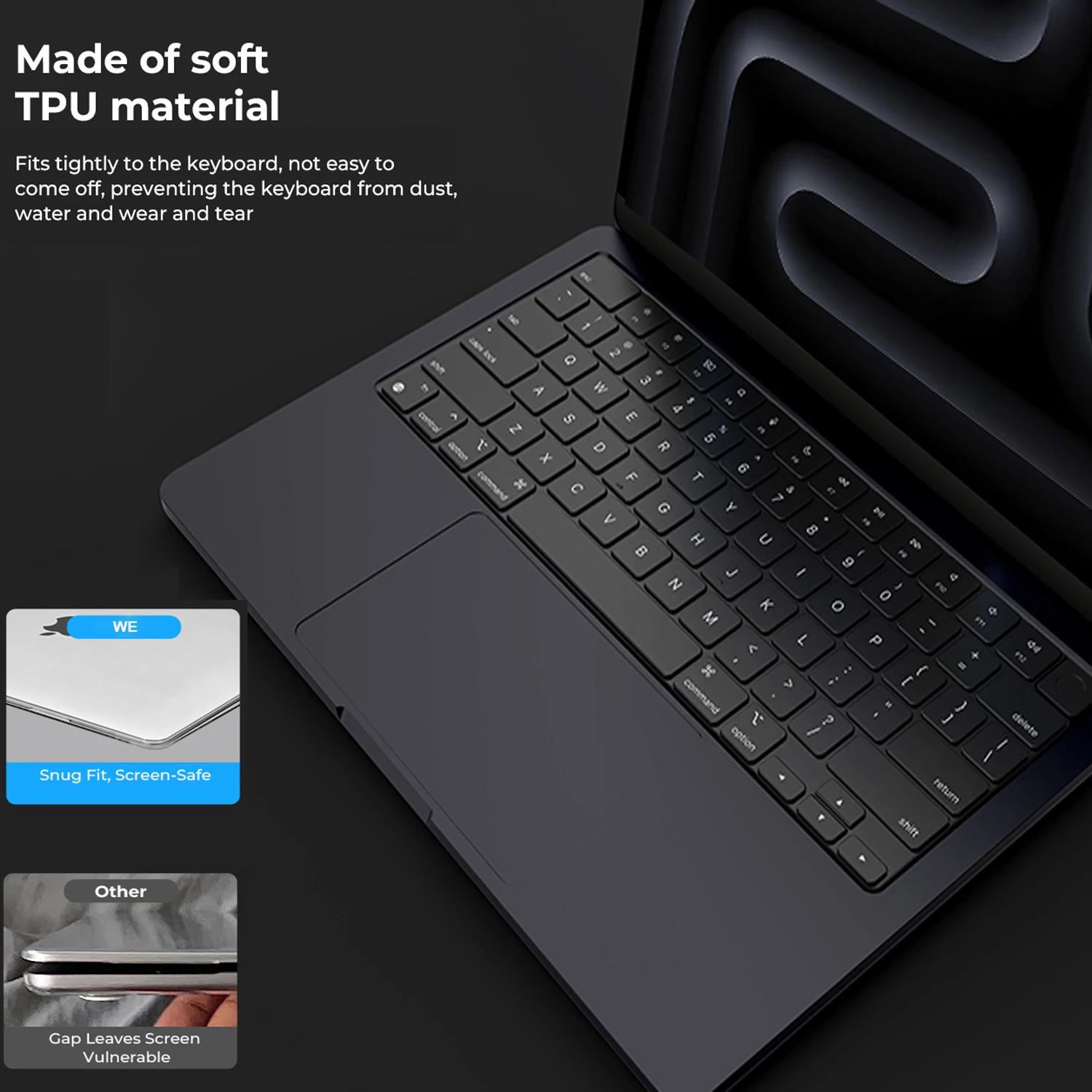 Ultra-Thin Keyboard Stickers - Universal Fit