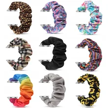 

Scrunchie band for Apple watch strap 44mm 40mm 38mm 42mm belt Solo Loop watchband bracelet iWatch series 7 6 5 4 3 SE 45mm 41mm