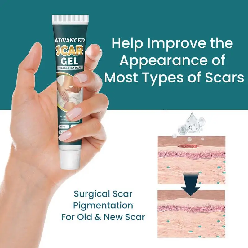 Skin Repair Cream Scar Gel for Discomfort Relief Scar Remover Natural Ointment Cuts Burns Skincare Repair Stretch Mark