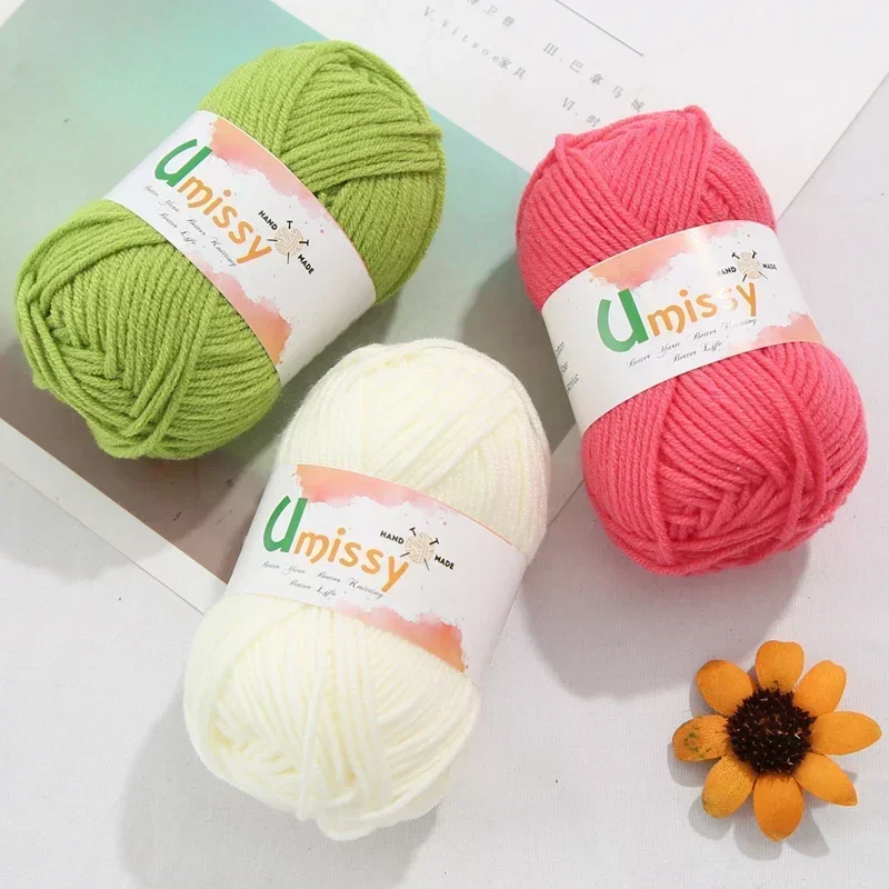 4pcs 25g Mini Yarn for Crocheting Yarns for Knitting and Crochet 3