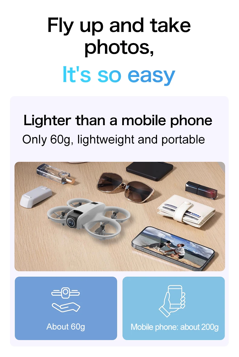 Пульт дистанційного керування дроном з простим інтерфейсом