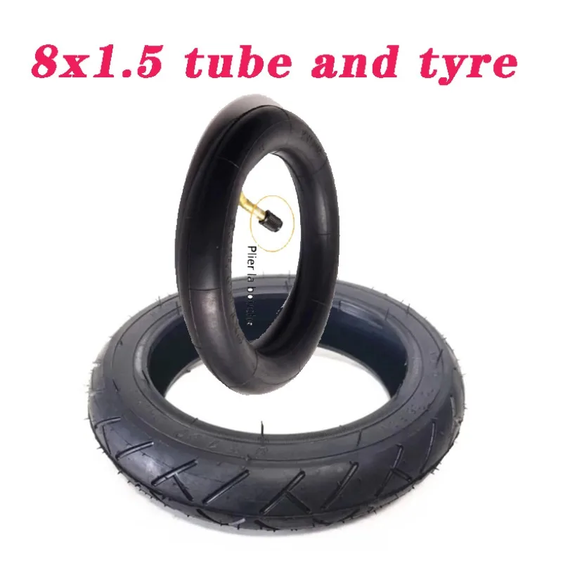 8 inch 8x1.50 Motorized scooter baby stroller tire inner outer tube 8* 1.5 accessories electric scooter accessories electric scooter tire