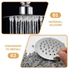 50pcs Shower Head Silicone Nozzles Replacement Parts Spray Silicone Universal Water Outlet Hole Sprayer Bathroom Accessories 4
