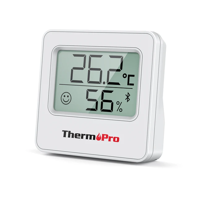 Buy Thermopro TP357 Bluetooth Digital Indoor Hygrometer Thermometer online  Worldwide 