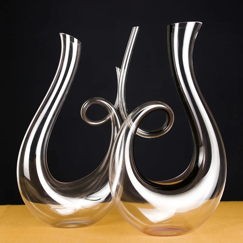 1700ML Wine Decanter Swan Red Wine Decanters Hand Blown Bar Party Carafe Lead-free Fashion Crystal Champagne Aerator Set wine aerator pourer,wine aerator decanter