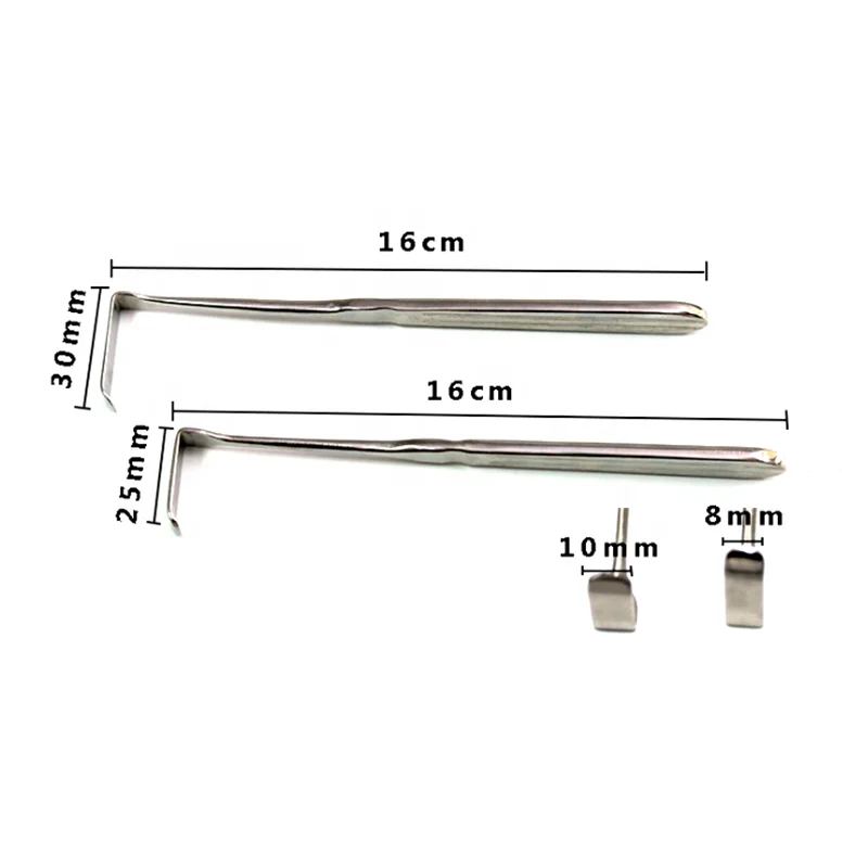 

3PCS Rib Cartilage Surgical Instruments Set Rhinoplasty Surgical Instruments Set Rib Cartilage Retractor