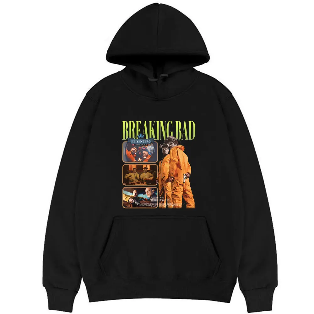 

TV Play Breaking Bad Heisenberg Hoodie Walter White Print Sweatshirt Jesse Pinkman Graphic Hoodies Men Women Fashion Streetwear