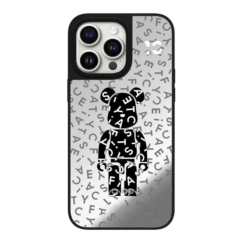

Mirror Surface Letters Fashion Phone Case Cover for IPhone 11 12 13 14 15 Pro Max Case for IPhone 14 Pro Max