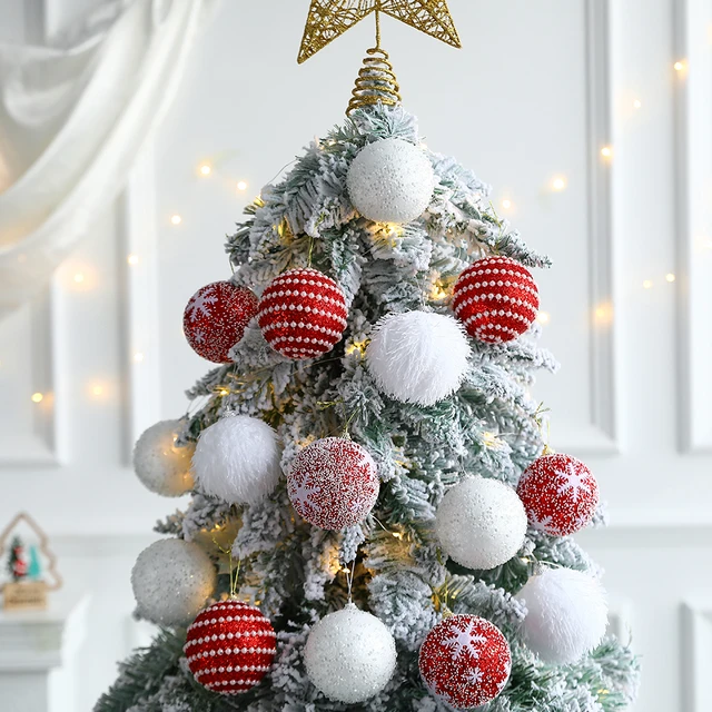 Sparkling Foam Christmas Tree Decorated With Glittery Ornaments For 3Years+  Kids