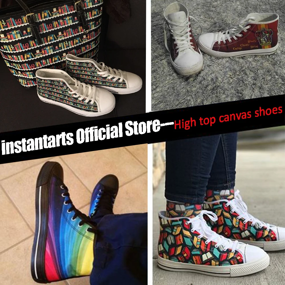 Saint Lucia Flag Design Women High Top Shoes Lightweight Lace Up Sneakers Comfortable Classic Vulcanized Footwear
