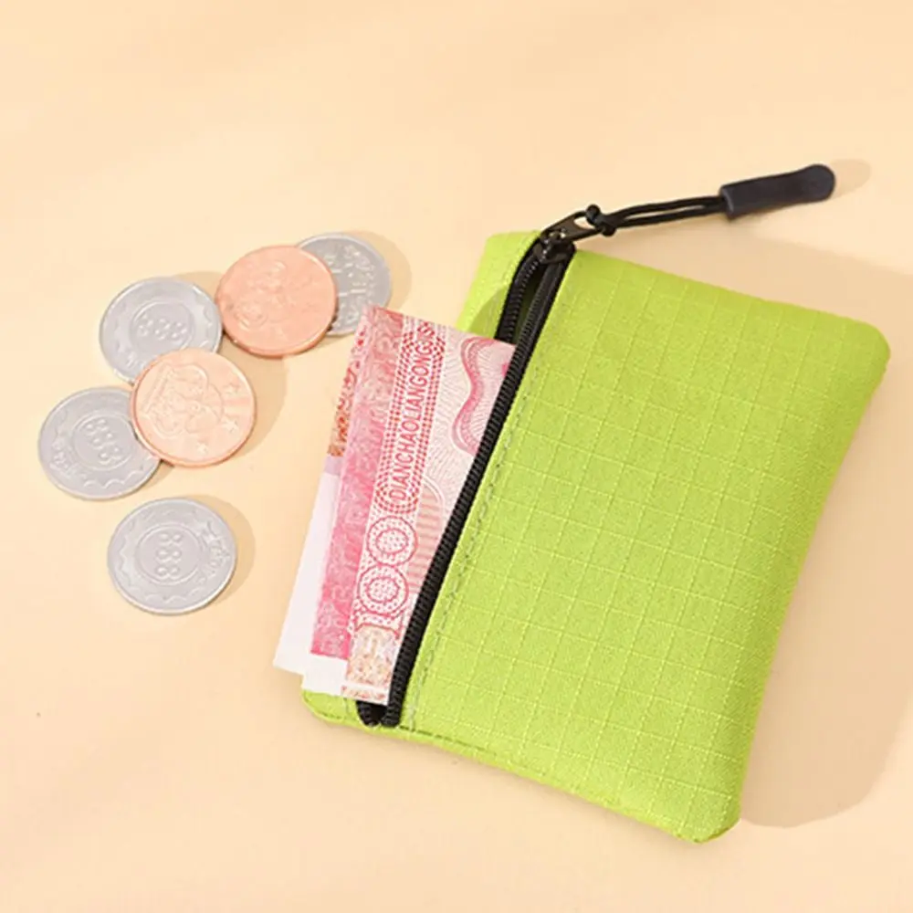 Coin Purse Plush Coin Purse Coin Wallet Change Bag Card Wallet Fashion Zipper Type Women Solid Color Waterproof Small Item Card Storage Bag Travel Portable