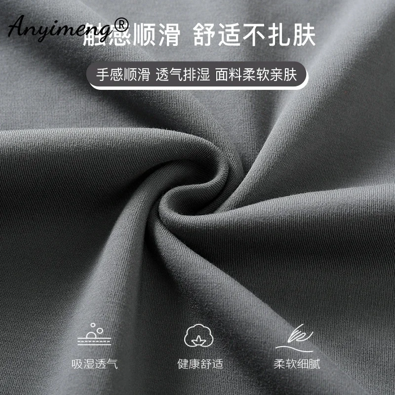 Elegant Man's Pajamas Loungewear Autumn Winter New Big Size 3xl 4xl Knitted Cotton Sleepwear Fashion Lounge Set Nightwear