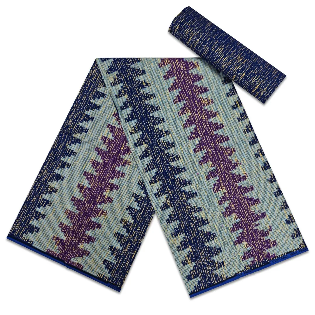 Ankara African Fabric golden Wax Fabric Nigeria Ghana Style Tissu Sewing Dress Craft DIY 100% Cotton 4+2yards African Wax Fabric