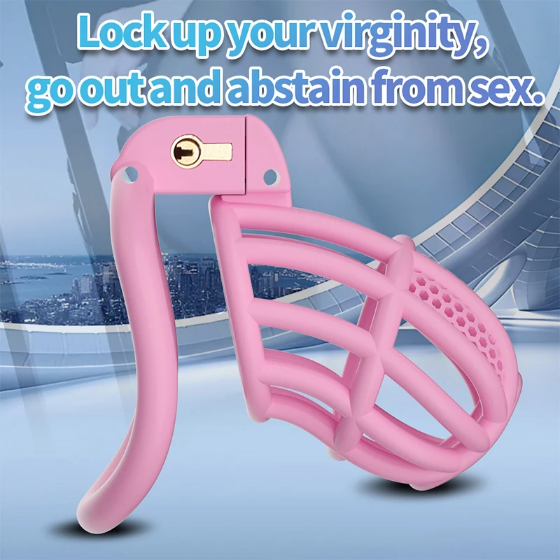 Male Chastity Cage Erotic Urethral Lock Sex Toys Device Penis Ring Male with 3 Size SM Products Cage Chastete Penis Sleeve Sissy