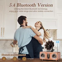 AS36 Bluetooth Speaker Features High-Quality Retro Multi-Functional FM Radio High-Volume Wireless Audio System Subwoofer Gift - Image 5