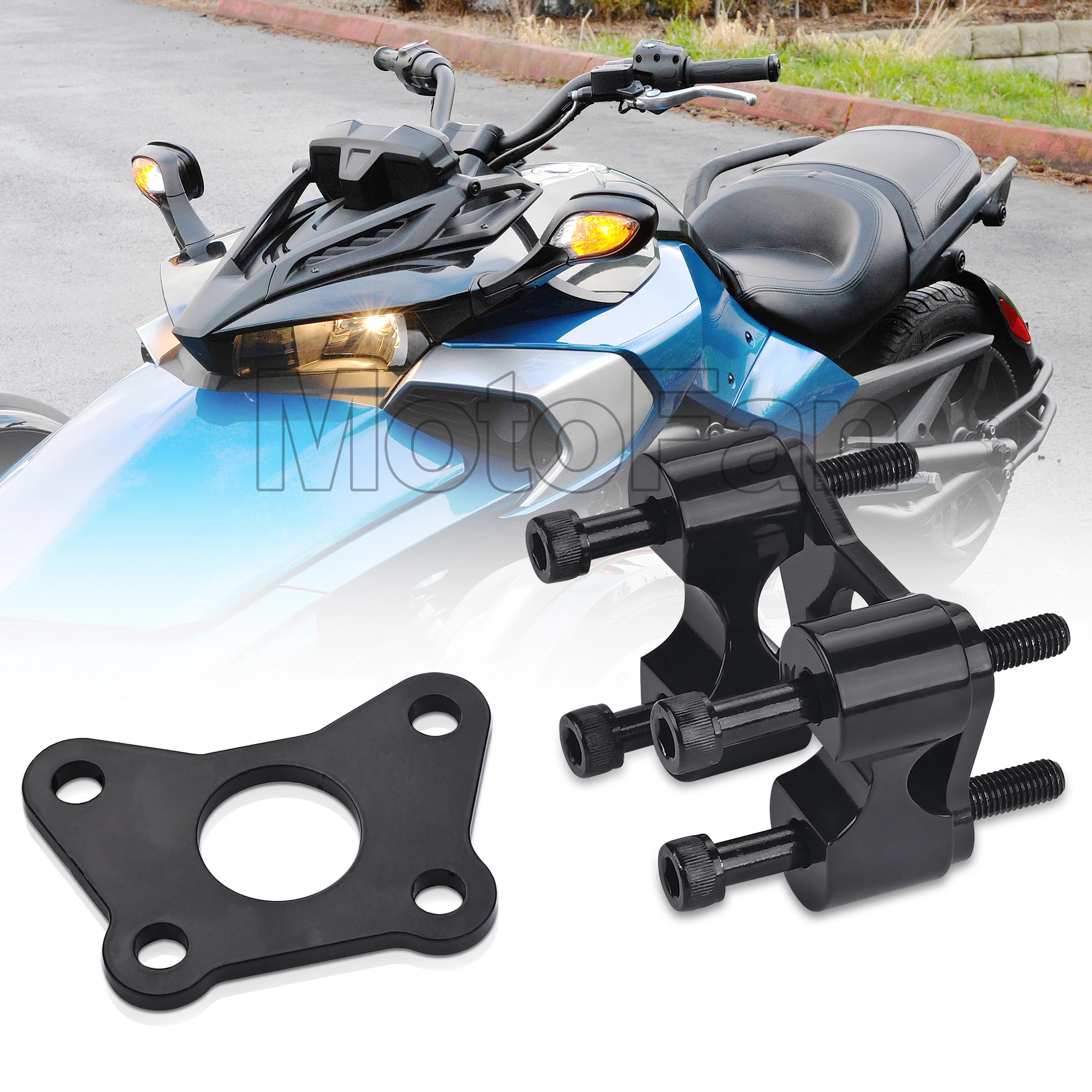 Prolunga adattatore riser stelo forcella manubrio in alluminio per bambino  18