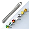 Portable Tiny Pill Organizer for Travel Purse Pocket,Titanium Pill Case Waterproof Pill Container with Stainless steel keychain 4
