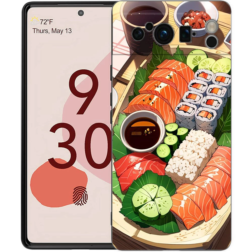 Cute Cartoon Sushi Soft TPU Phone Case Cover