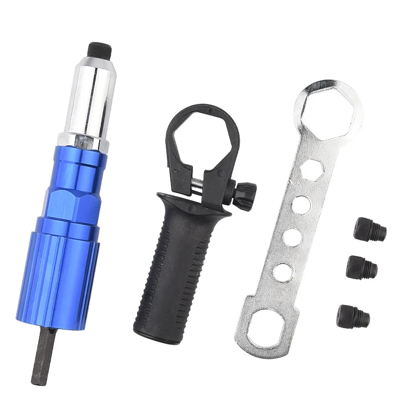 

Riveting Conversion Head Electric Drill Adapter Set Fit For Electric Drill Fittings
