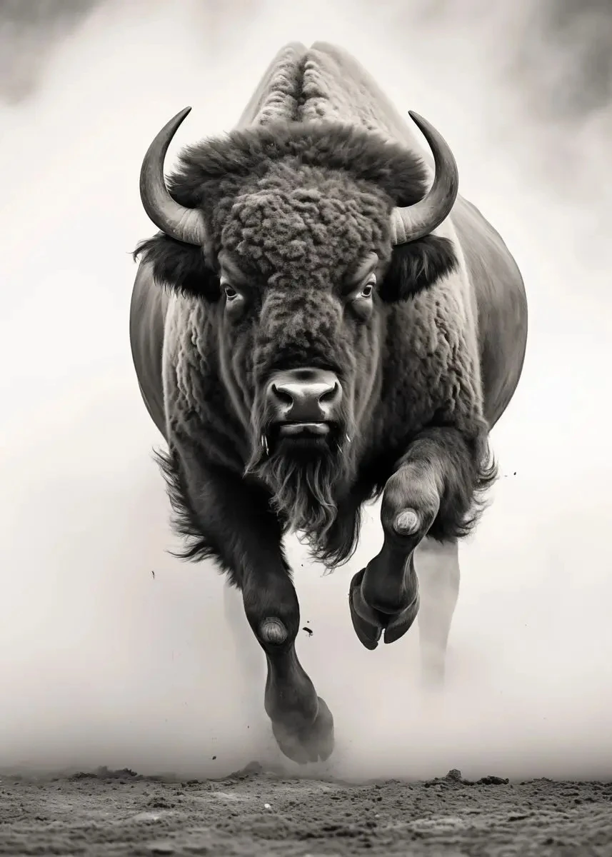 Monochrome Wildlife Canvas Art Prints