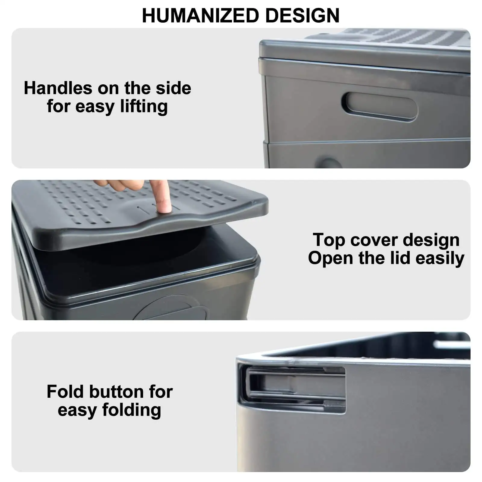 Folding Toilet Portable Outdoor Camping For Adults Kids Cover Design