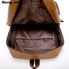 Explosion Models Customized Soft Leather Man Bag Schoolbag Shoulder Bag Large Capacity Outdoor SportsTravel Bag PU Leather Men 3
