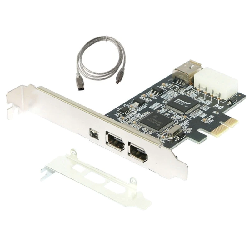 

Карта расширения PCIe 4Port 1394A Firewire Адаптер PCI-Express к IEEE 1394