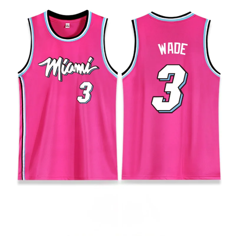 Mens Jersey Men's Sleeveless Basketball Vest Breathable Quick Drying T-shirt Hot Team City Edition No. 3 Jersey Loose Sports Training Shirt