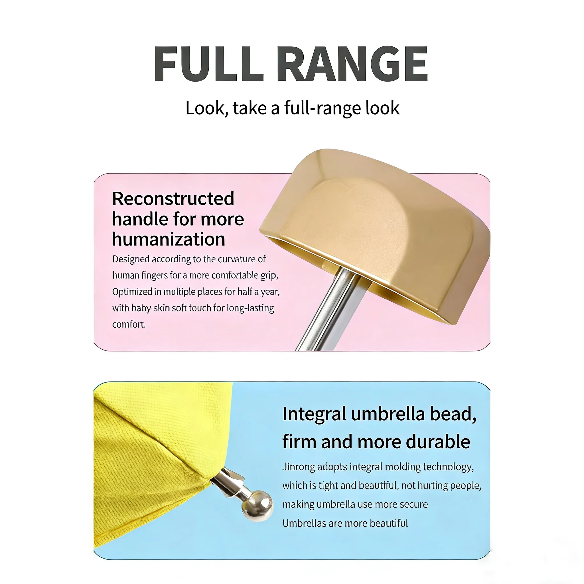 Portable Sunshade Umbrella with UV Protection - Foldable and Easy to Carry, Perfect