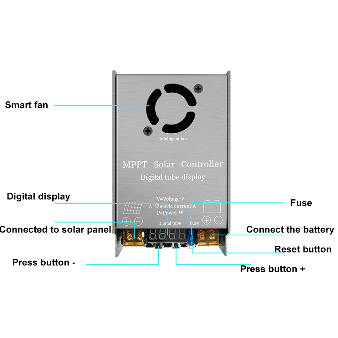 24V 36V 48V 60V 72V MPPT Solar Boost Controller With 450W Capacity Equipped With