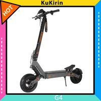 Trottinette électrique KuKirin G4 version 2026, moteur 2000W, batterie 60V 20Ah, pneus de 11 pouces, vitesse maximale de 70 km/h, autonomie de 75 km, freins à disque avant et arrière, amortisseur à quatre bras 1