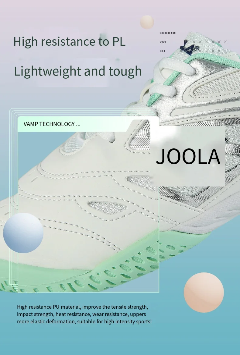 joola table tennis Shoes men women Breathable High Elastic Non-slip EVA Sport sneakers ping pong running