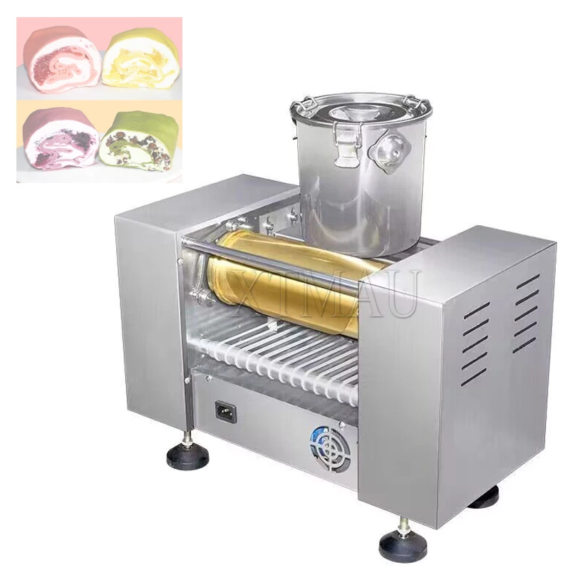 

Electric Mango Mille Crepe Maker Cake Crust Machine Thousand Layer Cake Pastry Equipment