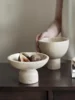 Compote Marble Material Sundries Tray French Light Luxury Style Home Decoration ART Photographic Prop Jewelry Storage Bowls 6