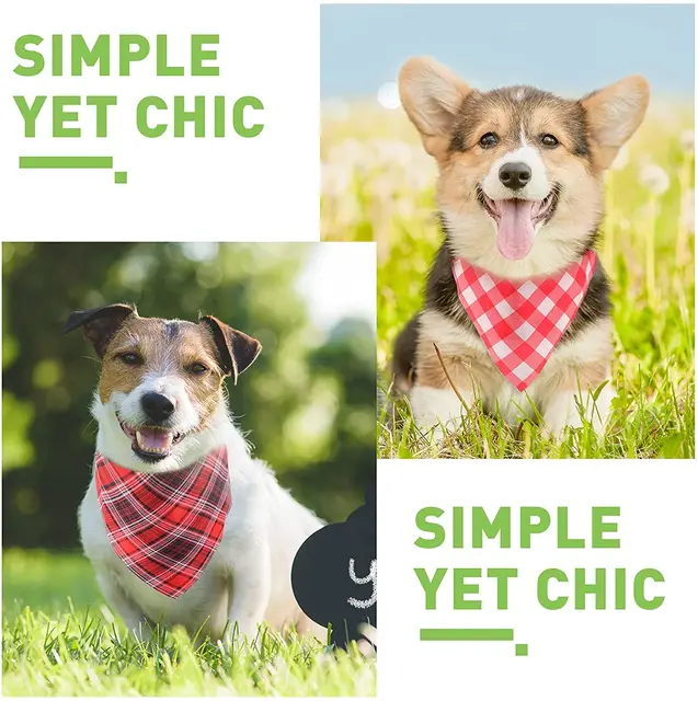 2 Bandane Per Cani Con Collare Regolabile - Taglia M - Foto 7