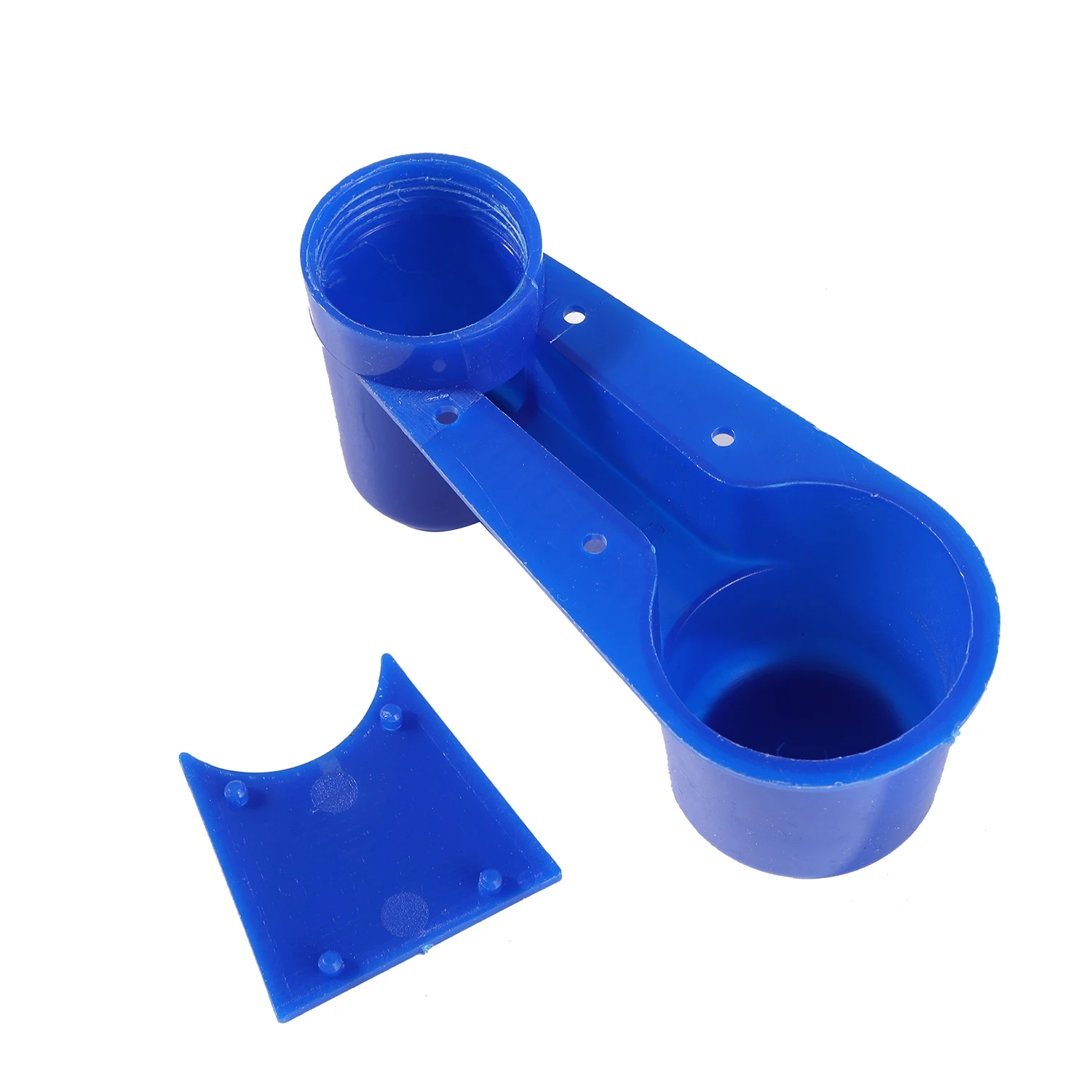 5 pcs Birds Docking drinking Bottle 2.8 cm Quail Waterer Bird cups Blue water drinking Bird equipment