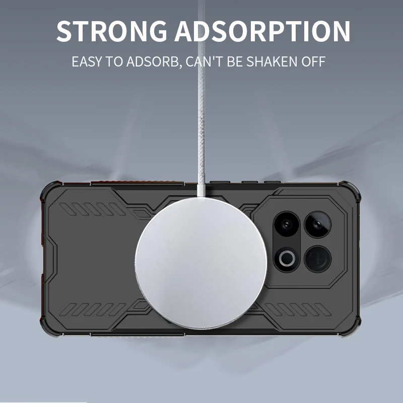 Shockproof Magnetic Phone Case with Mechanical Cooling and Air Cushion Protection
