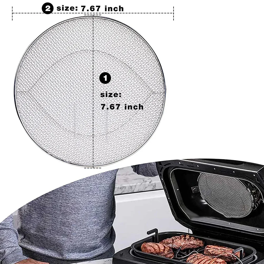Air Fryer Parts Splatter Shield Reusable Cooking Tool Fits For Foodi Grill Dishwasher Safe Cooking Tool Barbecue