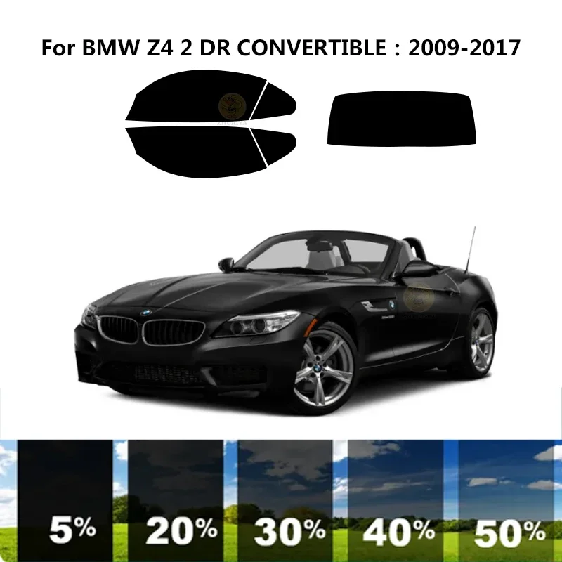 

Precut nanoceramics car UV Window Tint Kit Automotive Window Film For BMW Z4 E89 2 DR CONVERTIBLE 2009-2017