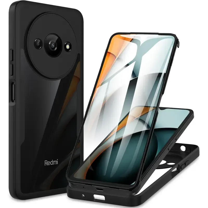 Ultra-Durable 360° Protective Case with Built-in Screen Protector - Shockproof Hybrid Cover