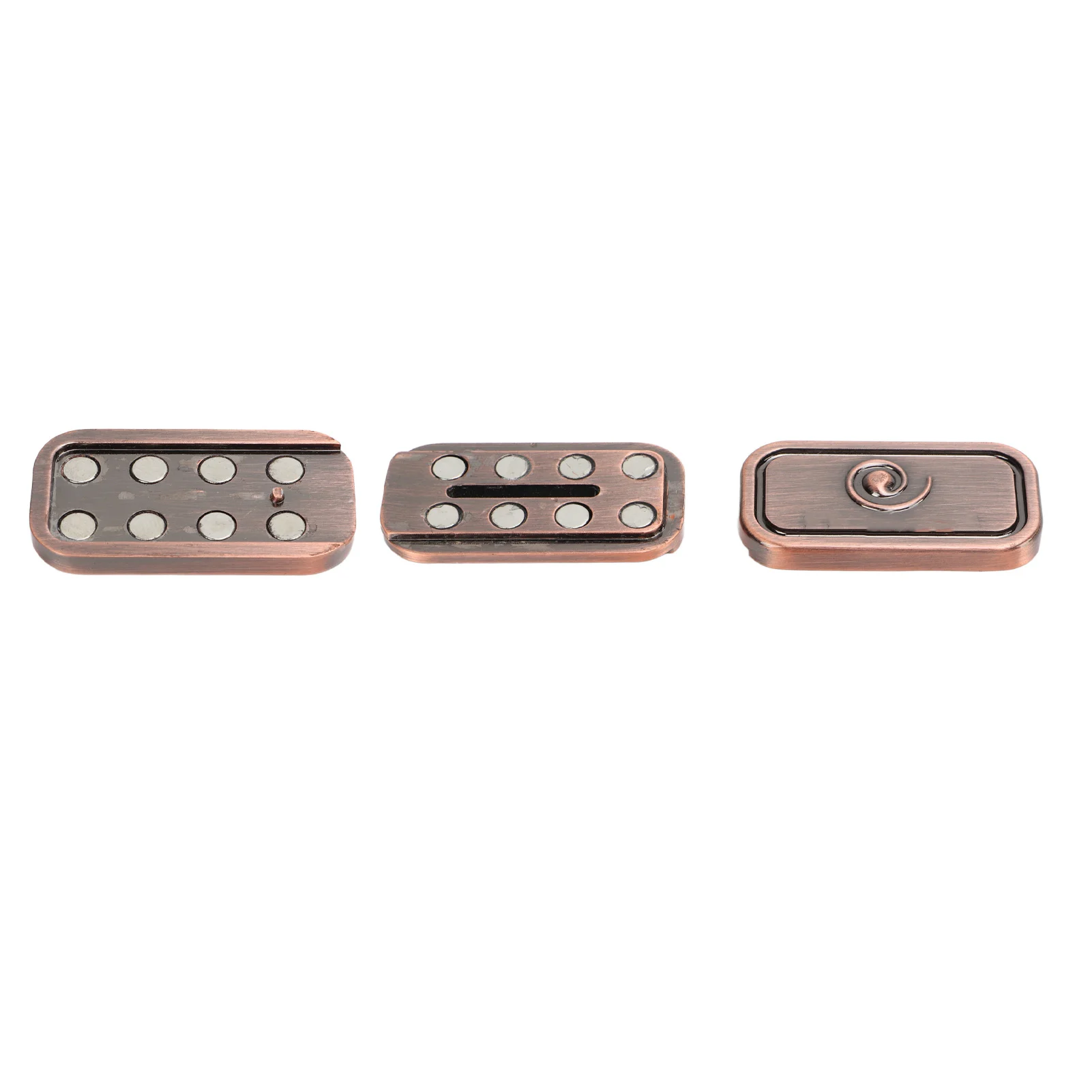 Magnetic Slider Toy Metal Adult ADHD Autism Anxiety Stress Relief Push Slider Sensory Toy for Home Office