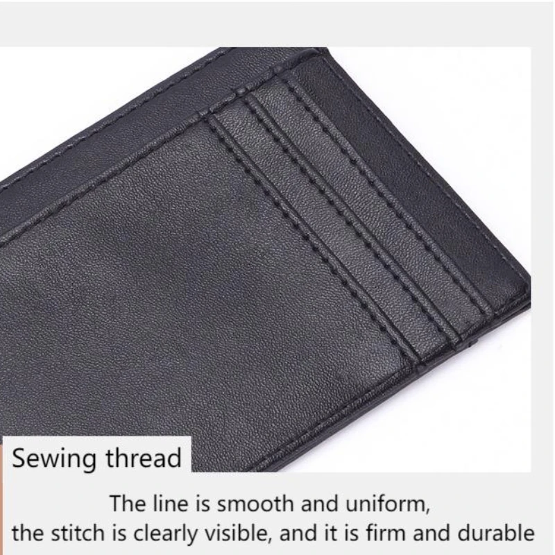 Slim Wallet Front Pocket Minimalist Leather RFID Blocking Medium Size Passport Cover Purse Credential Holder Women Card Holders