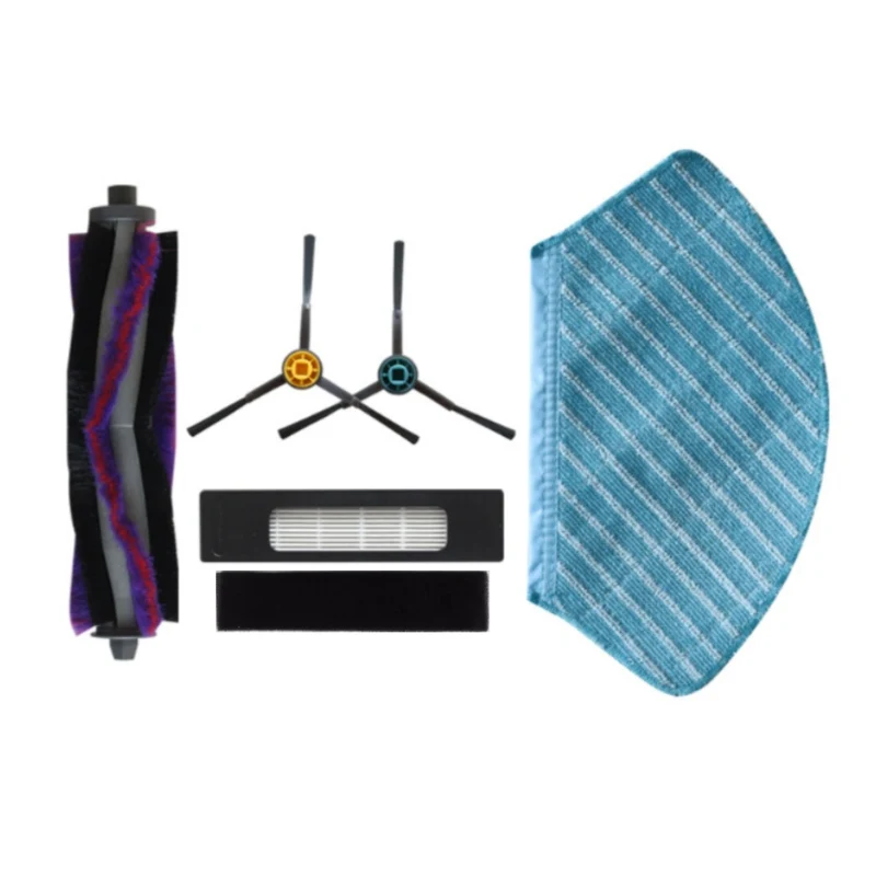 Sobressalentes de Aspirador Robótico Escova de Rolo Escova Lateral Filtro Hepa Mop Cloth para Midea m7 m7 Pro Samsung Vr3mb77312k Vr7700bm Peças
