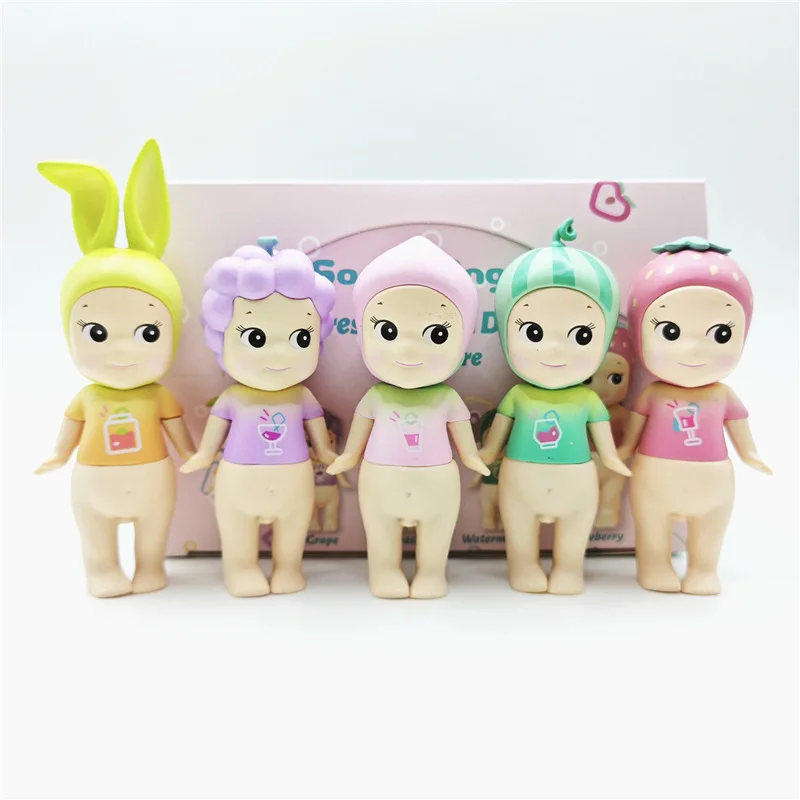 Sonny Angel Christmas Dinner Series Mini Figures Message Of Love Ornaments Cactus Dinosaur Flower Seoul Gifts Random 1Pc 3