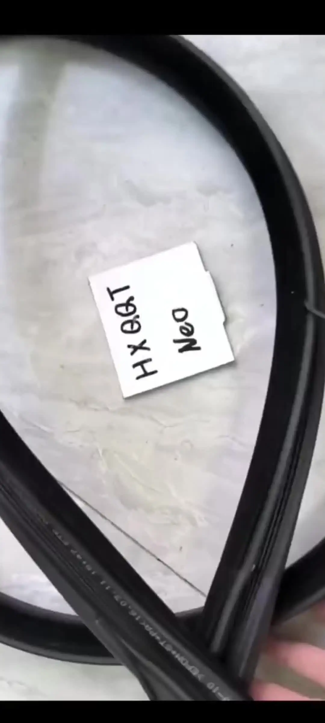 Front Door Weatherstrip Seal Gasket 51727303968 51337258329 | Rubber Automobile Weatherstrip