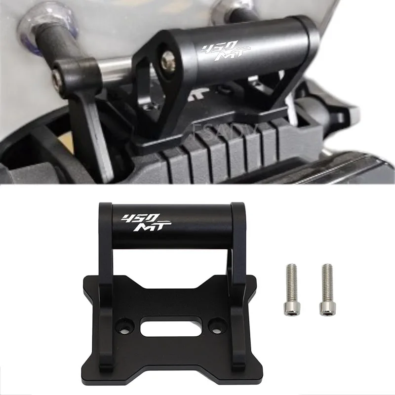 새로운 2024 CFMOTO 450MT 450 MT 2025 오토바이 Accessorie CNC 알루미늄 GPS 전화 홀더 스탠드 탐색 새로운 확장 브래킷